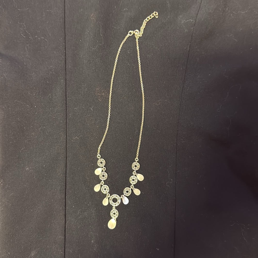 Elegant Sterling Silver Necklace with Marcasite